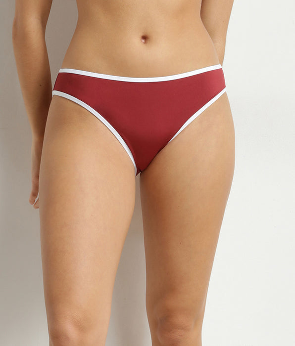 DIM Braguita de bañador para mujer Dim Timeless en rojo