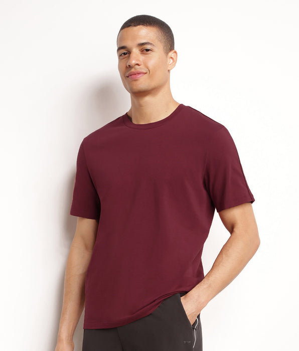 DIM Camiseta deportiva termorreguladora para hombre burdeos Dim Move