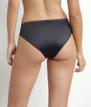 Braga de mujer de microfibra satinada Gris Granito Dim Chéri