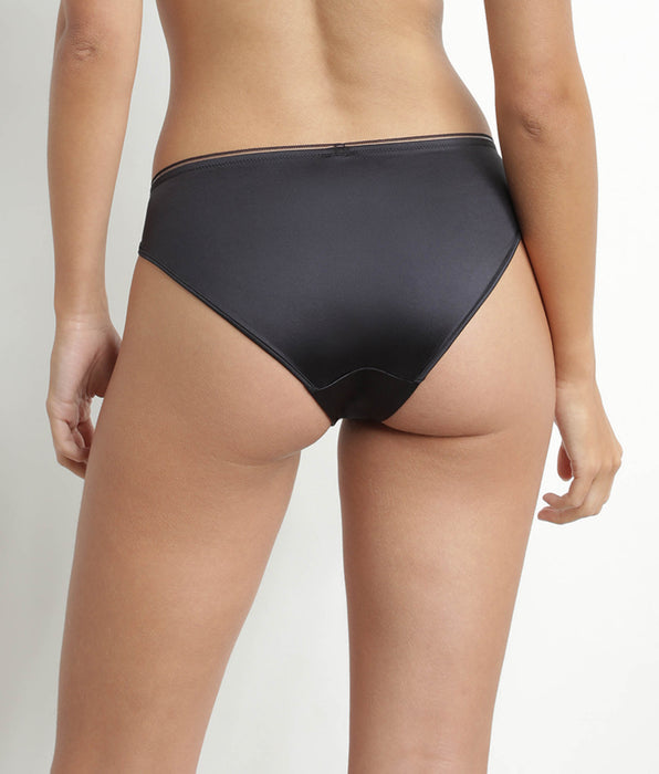 DIM Braga de mujer de microfibra satinada Gris Granito Dim Chéri