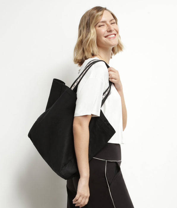 DIM Bolso de lona de algodón negro Dim Move