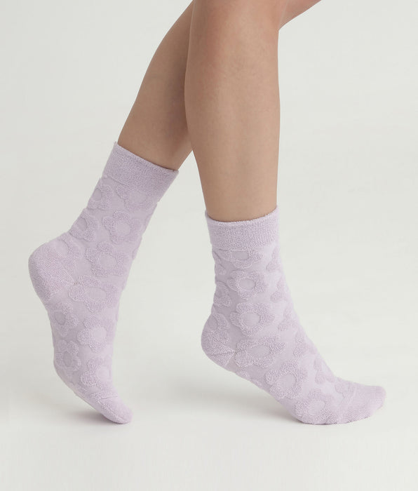 DIM Calcetines de rizo para mujer con flores Dim Mode