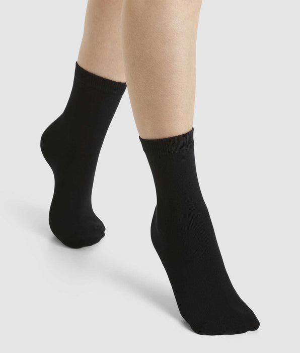 DIM Calcetines negros Thermo Fleece para niños