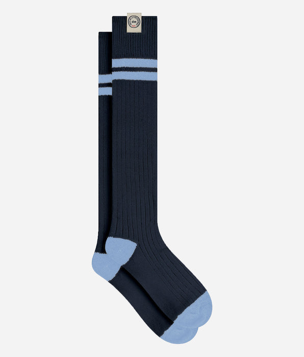 DIM Calcetines altos de algodón navy blue DIM x Ines de la Fressange