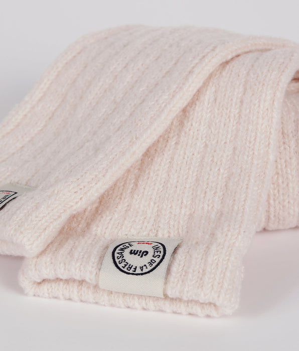 DIM Calcetines de canalé rosa de mujer Dim x Inès de La Fressange