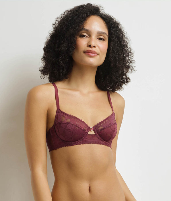 DIM Sujetador push-up con aros Fig Art Flowers