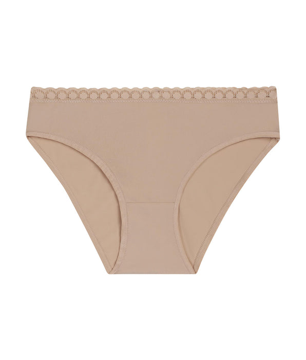 DIM Braguitas para niña de microfibra y encaje Nude Daily