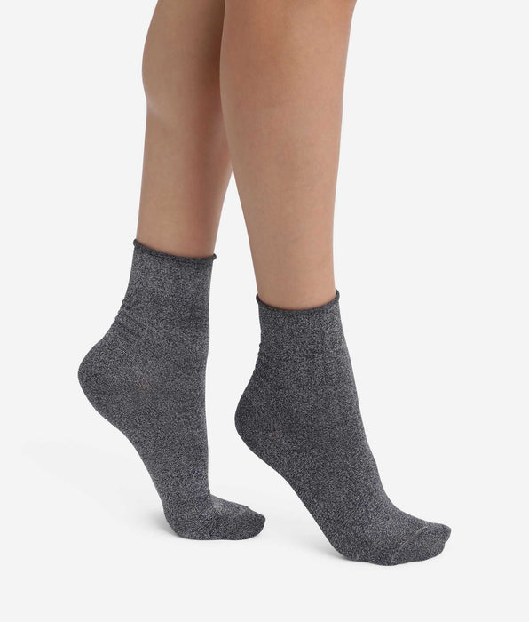 DIM Calcetines de mujer en lurex negro Dim Mode