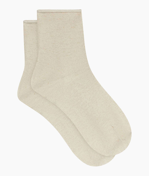 DIM Calcetines de mujer de lurex Beige Dim Mode