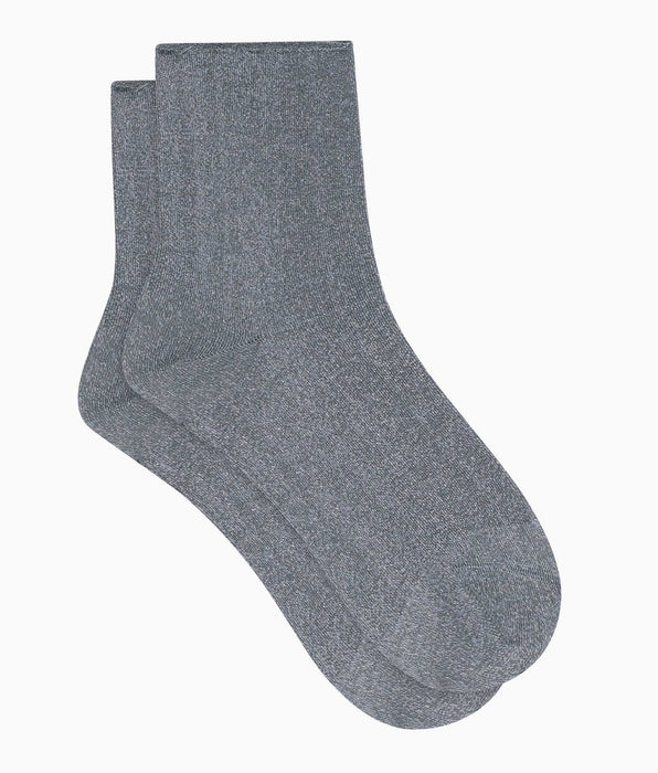 DIM Calcetines de mujer de lurex Gris Dim Mode