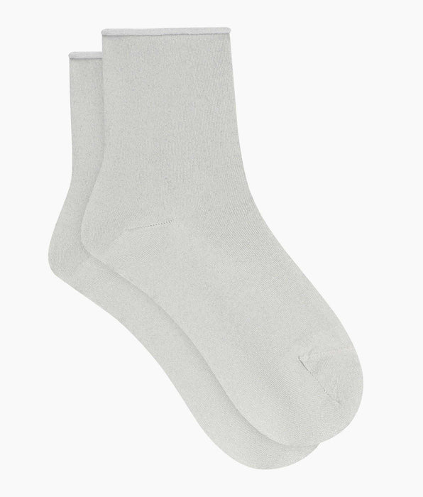 DIM Calcetines de mujer de lurex Gris claro Dim Mode