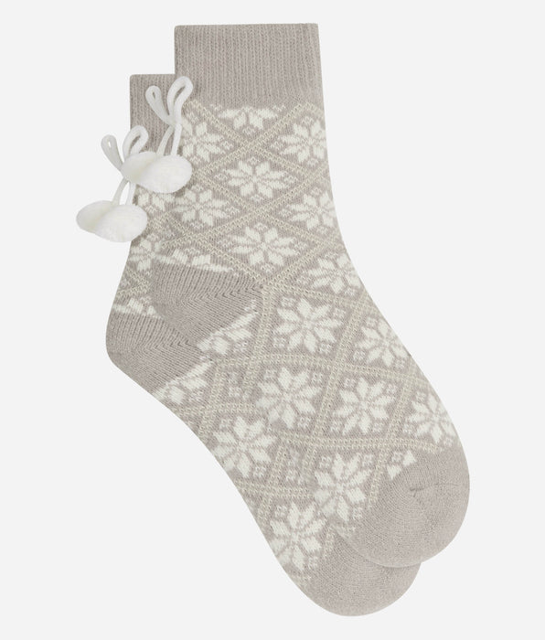 DIM Calcetines de mujer gris acero Cocoon