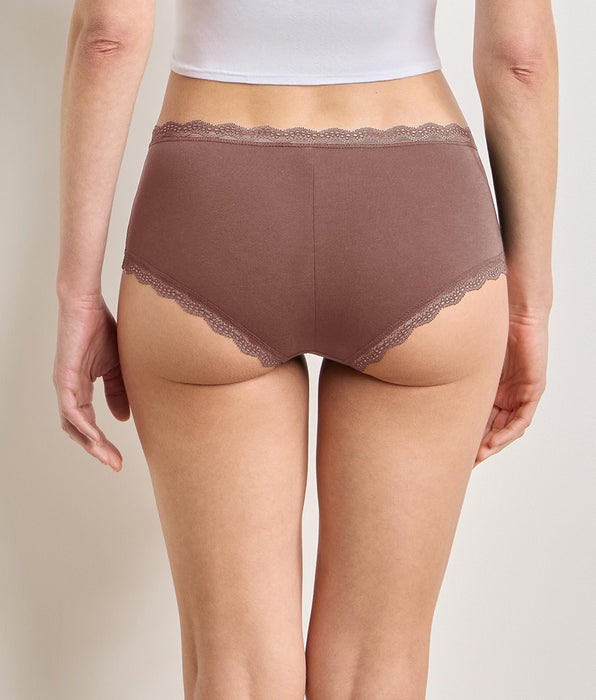 DIM Lote de 2 shortys color ceniza Daily Coton Dentelle
