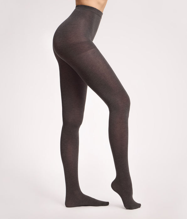 DIM Media cálida efecto lana gris oscuro 115D Thermo