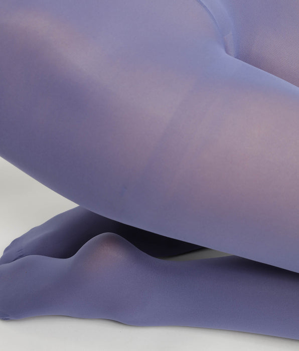 DIM Panti de microfibra aterciopelada 50D Azul Noche Dim Opaque Velouté