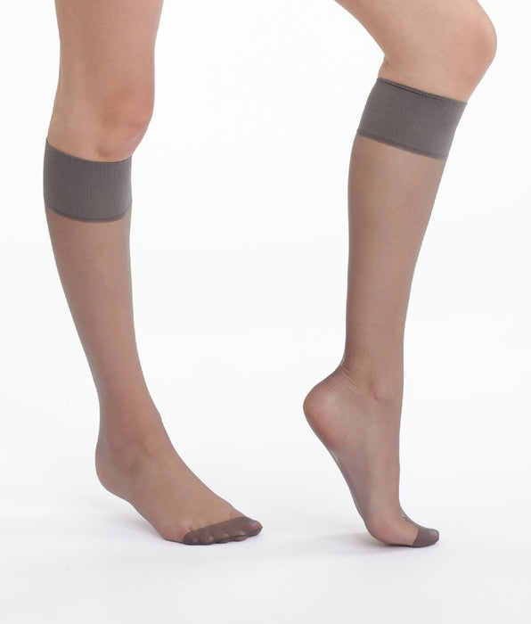 DIM Lote de 2 medias de velo color pimienta Mes Essentiels 15D