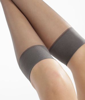 Lote de 2 medias de velo color pimienta Mes Essentiels 15D