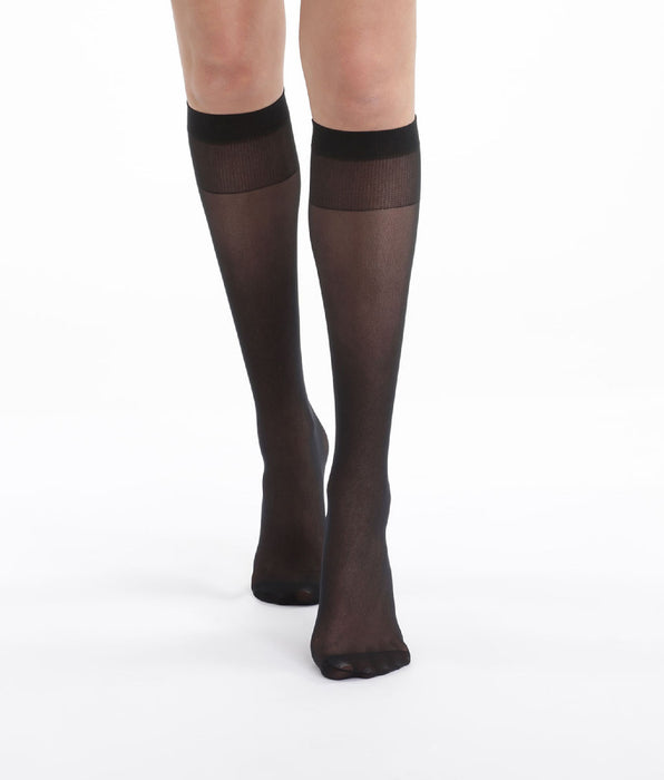 DIM Pack de 4 medias negras EcoDIM semi-opacas 28D