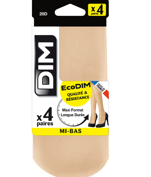 DIM Pack de 4 medias semiopaco EcoDIM 28D