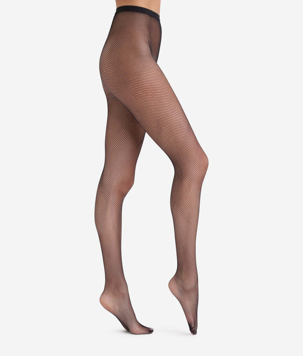 DIM Panti negro de rejilla 73D Madame so Fashion