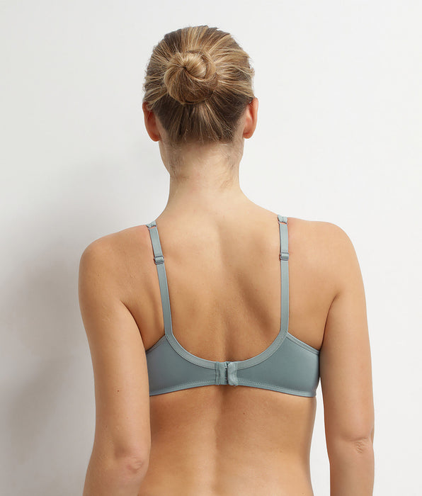 DIM Sujetador con copas de microfibra y tul Sauge Generous