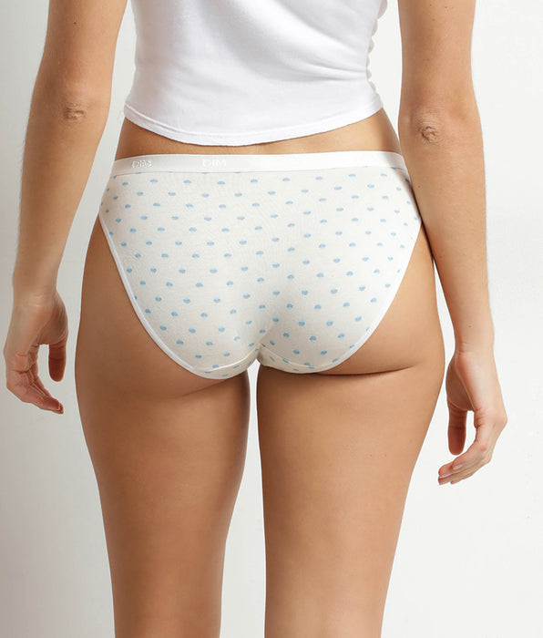 DIM Pack de 5 braguitas de mujer de algodón elástico con estampado marinero Les Pockets