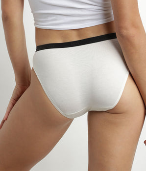 Pack de 3 bragas con lazo negro de algodón Les Pockets