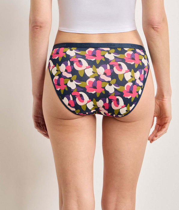 DIM Lote de 5 bragas floral chic Les Pockets Coton