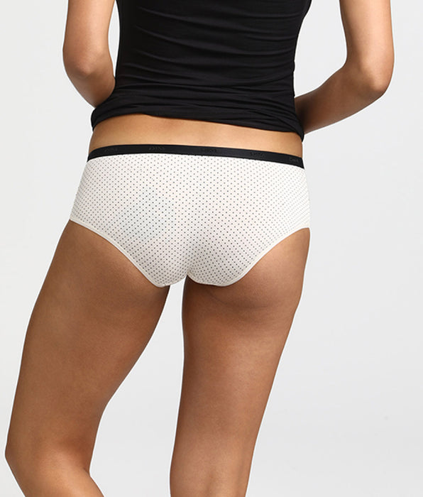 DIM Pack de 3 culottes con lazo negro de algodón Les Pockets