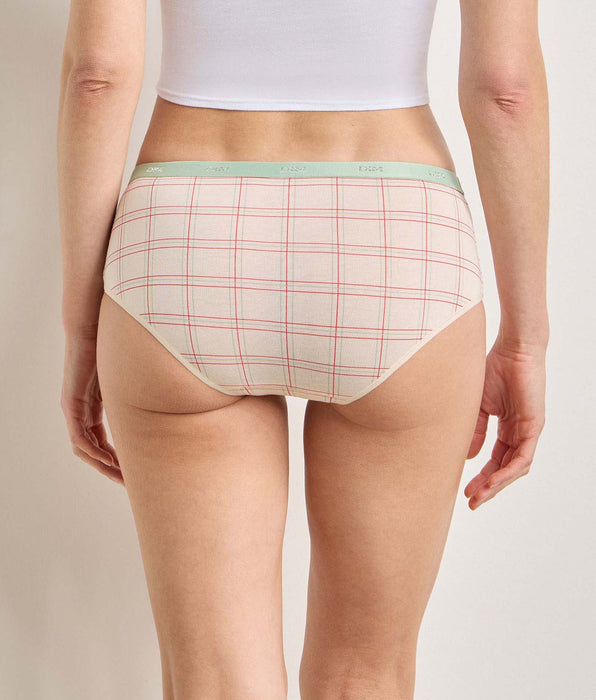DIM Lote de 3 shorties de flores suaves Les Pockets Coton
