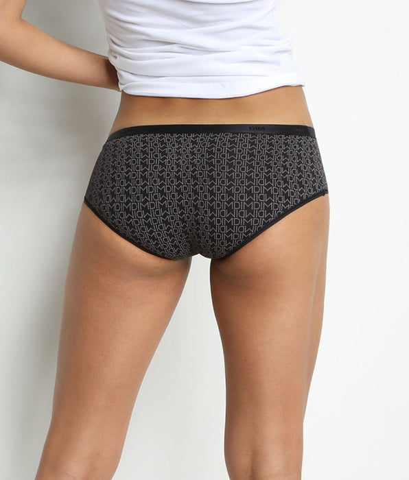 DIM Pack de 3 culottes negros para mujer Les Pockets de algodón