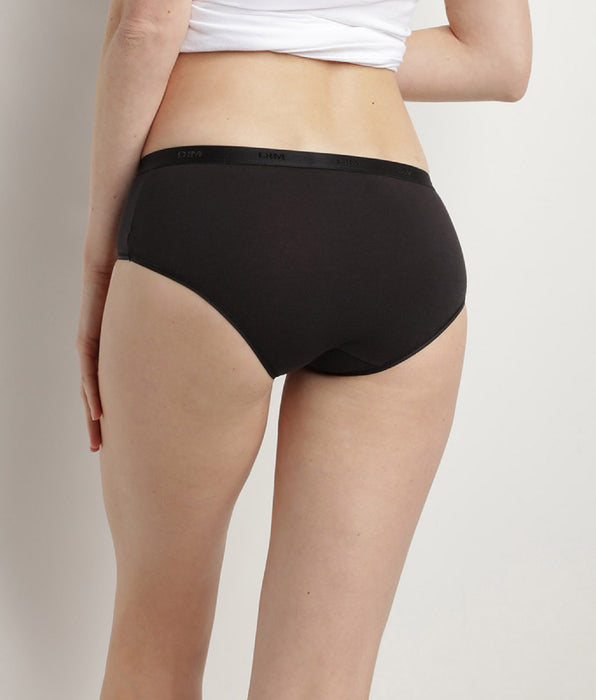 DIM Pack de 5 culottes de algodón elástico Les Pockets Ecodim
