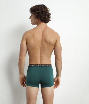 Pack de 3 Boxers de algodón para hombre Verde Azul Dim Algodón Stretch