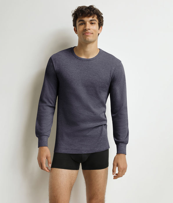 DIM Camiseta de hombre de algodón gris azulado Dim Thermal