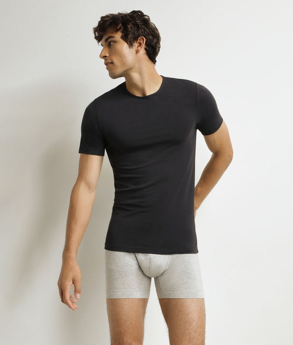 DIM Camiseta de manga corta para hombre Black Dim Thermal