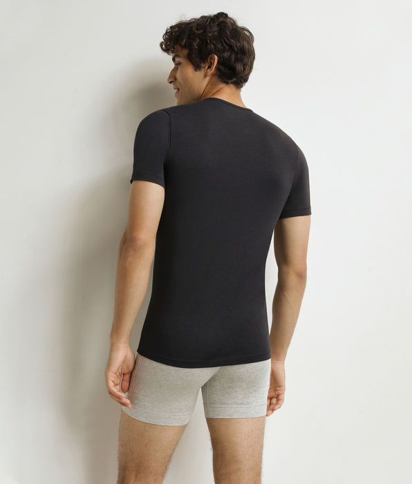 DIM Camiseta de manga corta para hombre Black Dim Thermal