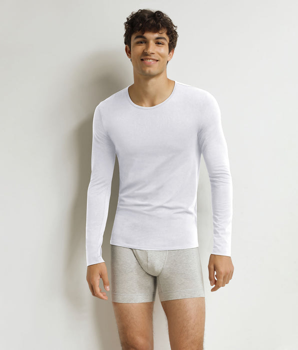 DIM Camiseta de manga larga para hombre Blanco Dim Thermal