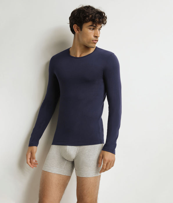 DIM Camiseta de manga larga para hombre Azul Dim Thermal