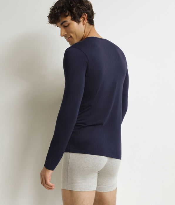 DIM Camiseta de manga larga para hombre Azul Dim Thermal