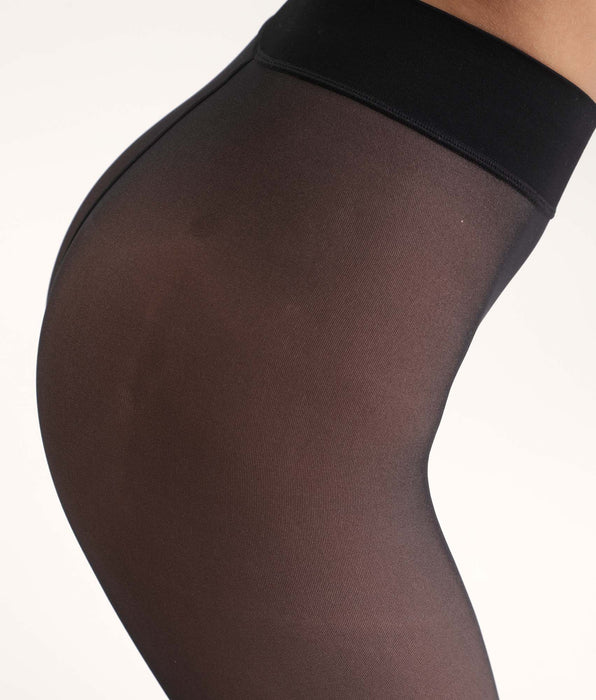 DIM Pantis calientes efecto transparencia Negro Thermo