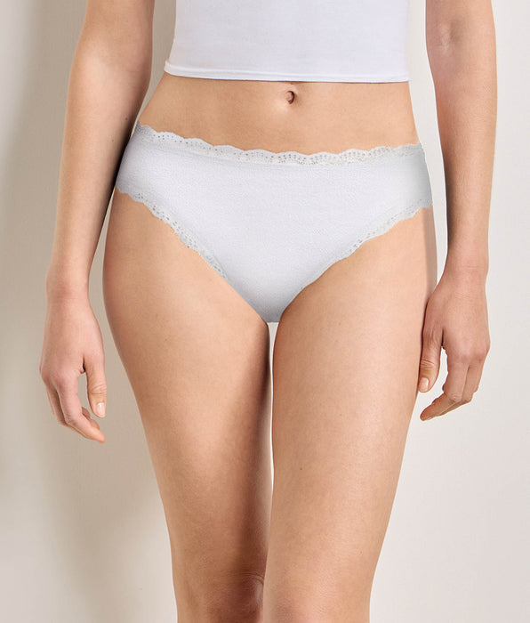DIM Pack de 2 braguitas gris ceniza Daily Coton Dentelle