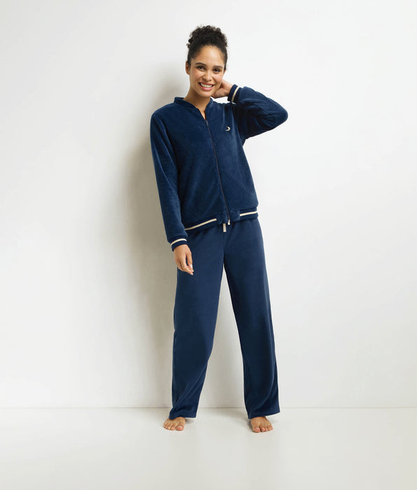DIM Conjunto de pantalón de pijama para mujer Midnight Blue Dim
