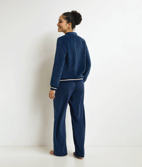 DIM Conjunto de pantalón de pijama para mujer Midnight Blue Dim
