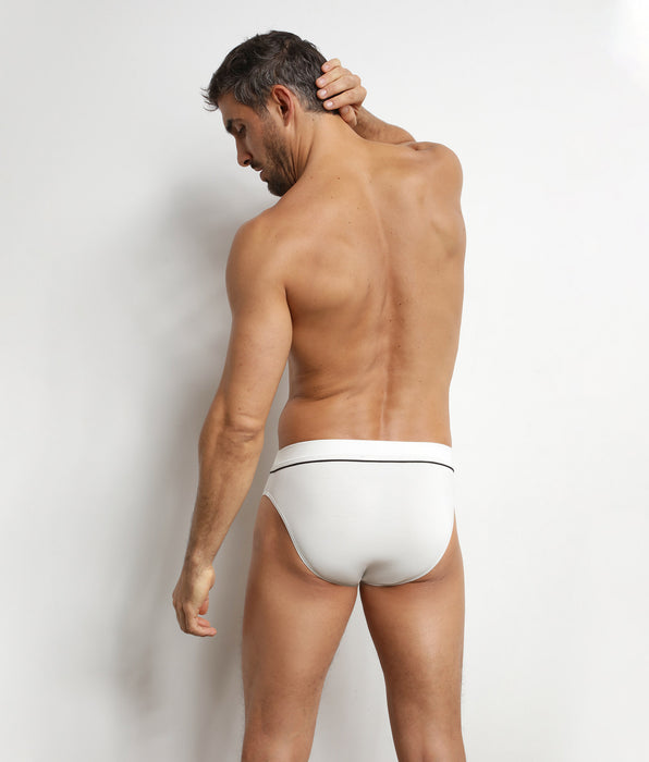 DIM Braguita para hombre de algodón modal blanco crudo Dim Gentleman