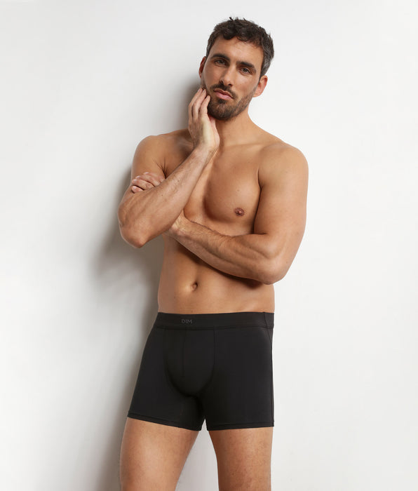 DIM bóxer de algodón modal negro Dim Gentleman