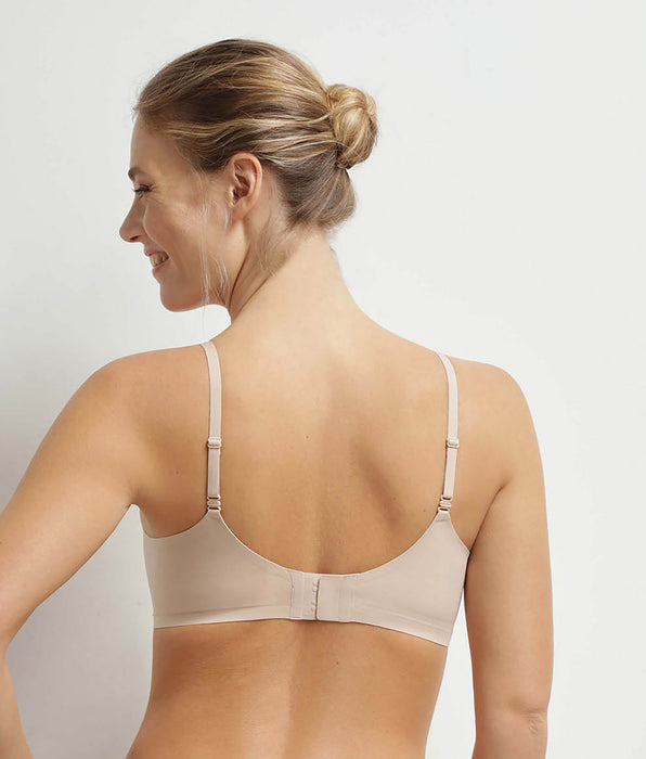 DIM Sujetador tipo brassière de microfibra Nude Dim Invisible
