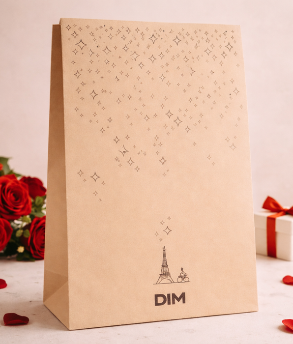 DIM Bolsa de regalo DIM en kraft – Embalaje de Navidad