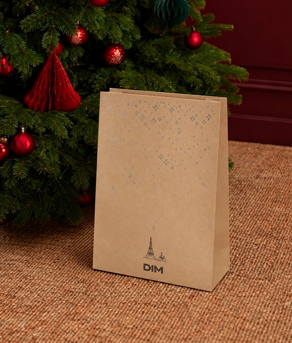 DIM Bolsa de regalo DIM en kraft – Embalaje de Navidad