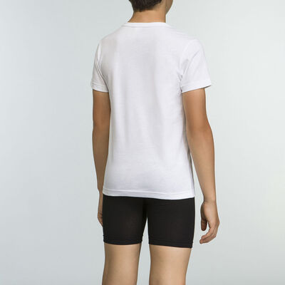 Camiseta blanca niño 100% algodón Basico Sport , , DIM