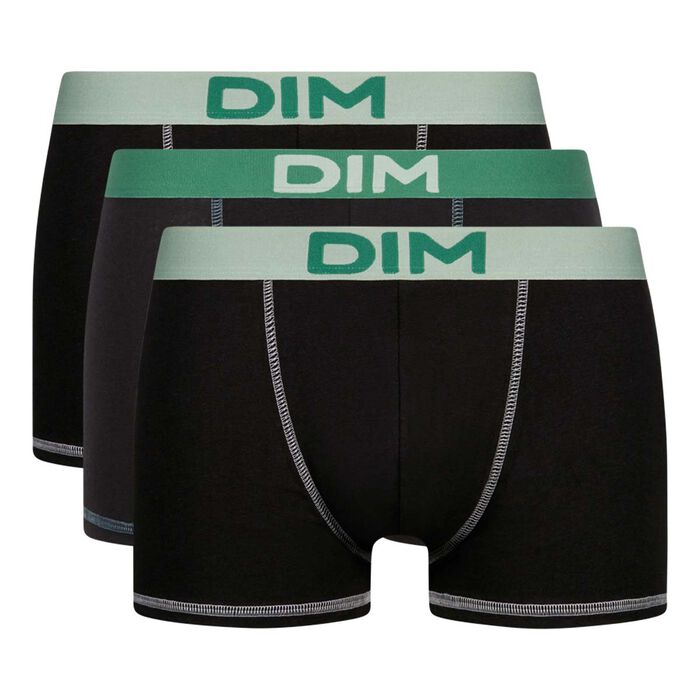 Pack de 3 bóxer de hombre con cintura de color Almendra Verde Mix & Colors, , DIM